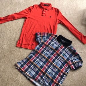 2 for 1 vintage classic Ralph Lauren Polo shirts.